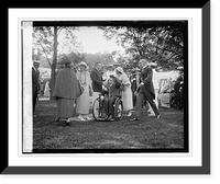 Historic Framed Print, W.H. Garden party, [6/5/24],  17-7/8" x 21-7/8"