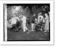 Historic Framed Print, W.H. Garden party, [6/5/24] - 2,  17-7/8" x 21-7/8"