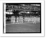 Historic Framed Print, Shrine - Grotto ballgame,  17-7/8" x 21-7/8"