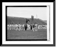 Historic Framed Print, Shrine - Grotto ballgame - 10,  17-7/8" x 21-7/8"