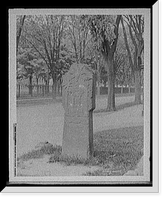 Historic Framed Print, Boston road stone, Springfield, Mass.,  17-7/8" x 21-7/8"