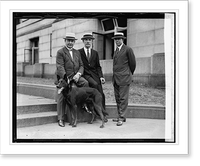 Police Com. Enright of N.Y, Maj. Sullivan & Colonel R. Waldo, 7/30/24 Classic, Antique Wall Art