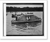 Mrs. C.B. Eaton of Potomac Boat Club (Tidal Basin Carnival, 8/4/24) Classic, Historic Reproduction