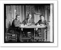 Historic Framed Print, Chas. Swem, Nathan Behrin, and Solomon Powsner (Shorthand Rep. Con.), 8/20/24,  17-7/8" x 21-7/8"