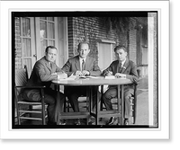 Historic Framed Print, Chas. Swem, Nathan Behrin, and Solomon Powsner (Shorthand Rep. Con.), [8/20/24],  17-7/8" x 21-7/8"