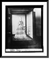 Historic Framed Print, Julia Gardiner Tyler [inaugural dress from First Ladies Collection, 9/3/24],  17-7/8" x 21-7/8"