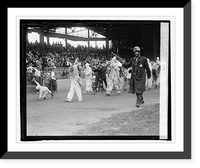 Historic Framed Print, Police-Firemen's ball game, [9/13/24],  17-7/8" x 21-7/8"