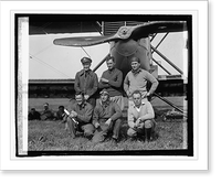 Lts. standing: Eric Nelson, L.H. Smith, Leight Wade; sit.: Harding, Ogden, Arnold, 9/13/, Vintage Poster