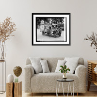 Historic Framed Print, F.E. Williams, Robert Scully, R.A. Preisinger, 9/28/24,  17-7/8" x 21-7/8"