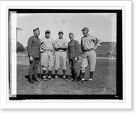 H.E. Gilbert, Jack Bentley, Virgil Barnes, H.B. Randall, Hank Gowdy, 10/3/24, Vintage Poster
