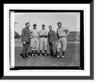H.E. Gilbert, Jack Bentley, Virgil Barnes, H.B. Randall, Hank Gowdy, 10/3/24, Vintage Poster