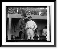 Gov. Pinchot & Bucky Harris at World Series, 10/9/24 Classic, Historic Reproduction