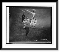 Peckinpaugh being carried from the field, 9th inning, 10/9/24, Antique Print