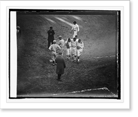 Peckinpaugh being carried from the field, 9th inning, 10/9/24, Antique Print