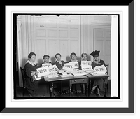 Historic Framed Print, Natl. League of Women Voters, 9/17/24,  17-7/8" x 21-7/8"