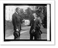 Pres. Coolidge with Salvatore M. Pino, 10/24/24 Classic, Antique Print