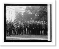 Pres. Coolidge with foreign born American citizens, 10/16/24, Vintage Poster
