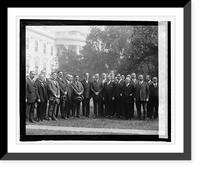 Pres. Coolidge with foreign born American citizens, 10/16/24, Vintage Poster