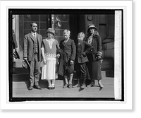 Mr. & Mrs. R.O. Marsh with White Indians, 10/15/24, Antique Print