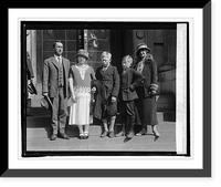 Mr. & Mrs. R.O. Marsh with White Indians, 10/15/24, Antique Print