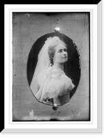 Mrs. H.L. Washington, cameo portrait, Vintage Wall Art