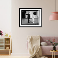 Part of the bedroom, Antique Print