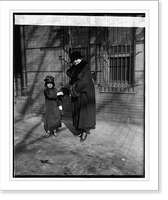 Historic Framed Print, Dora Vieg of Singer midgets, [11/3/24],  17-7/8" x 21-7/8"