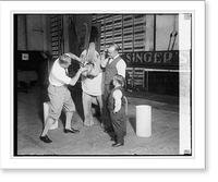 Robert Ellen pulling tooth of baby elephant Futz"", Antique Poster