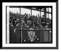 Historic Framed Print, Mrs. Coolidge at Marines - Fort Benning game, [11/3/24],  17-7/8" x 21-7/8"