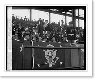 Historic Framed Print, Mrs. Coolidge at Marines - Fort Benning game, [11/3/24],  17-7/8" x 21-7/8"