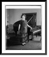 Mlle. Violette Chantal, French pianist - 2, Vintage Print