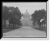 Historic Framed Print, Capitol boulevard, St. Paul, Minn.,  17-7/8" x 21-7/8"