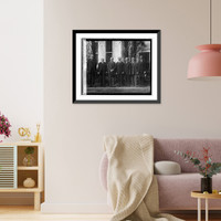 Pres. Coolidge with Supt. & Alumni of Va. M.I., 11/12/24, Vintage Wall Art