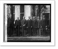 Pres. Coolidge with Supt. & Alumni of Va. M.I., 11/12/24, Vintage Wall Art