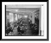 Historic Framed Print, Bonus Bureau, Computing Divison, 11/24/24,  17-7/8" x 21-7/8"