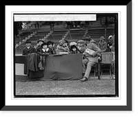 Historic Framed Print, Miss Gleaves, Admiral N.A. McCully with his 7 adopted children, Scout Fleet vs. Fort Ben,  17-7/8" x 21-7/8"