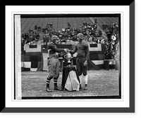 Historic Framed Print, Capt. J. Sanders U.S.N. & Capt. W.C. Kjelston U.S.A. - Scout Fleet vs. Fort Benning, 11/,  17-7/8" x 21-7/8"