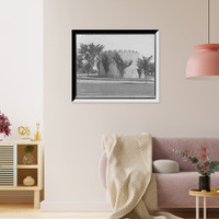 Historic Framed Print, Old round tower, Fort Snelling, Minn.,  17-7/8" x 21-7/8"