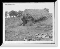 Historic Framed Print, A Minnesota dugout,  17-7/8" x 21-7/8"