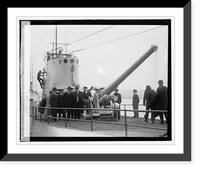 Sec. Wilbur and Cong. Committee Inspect Sub V-1 at Navy Yard, 12/3/24, Vintage Wall Art