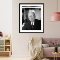 Historic Framed Print, Senator Jesse H. Metcalf of Rhode Island, [12/1/24],  17-7/8" x 21-7/8"