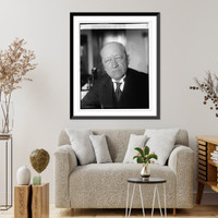Historic Framed Print, Senator Jesse H. Metcalf of Rhode Island, [12/1/24],  17-7/8" x 21-7/8"