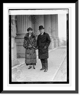 Historic Framed Print, Senator-Elect & Mrs. Frederick M. Sackett of Kentucky, 12/11/24,  17-7/8" x 21-7/8"