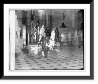 Senator R.S. Copeland in Statuary Hall in Capitol, 12/12/24, Vintage Print