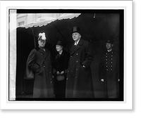 Sir Esme Howard with Lord & Lady Cecil at White House reception, 1/1/25 Classic, Historic Reproduction