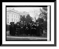 Historic Framed Print, Com. from New York Womens Republican club at White House, 12/6/25,  17-7/8" x 21-7/8"