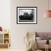 Historic Framed Print, Com. from New York Womens Republican club at White House, 12/6/25,  17-7/8" x 21-7/8"