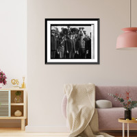 Historic Framed Print, State Fencibles of PA at W.H., 1/5/25 - 2,  17-7/8" x 21-7/8"