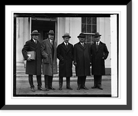Historic Framed Print, Congressional Inaugural Committee at White House, 12/22/24,  17-7/8" x 21-7/8"