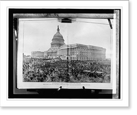 Historic Framed Print, Cleveland Inauguration,  17-7/8" x 21-7/8"